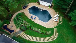 planning pool renovation at New York home for fall time