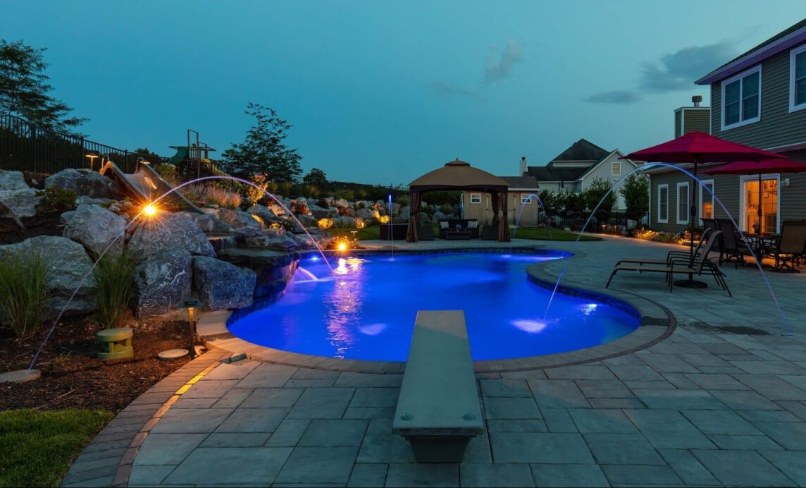 4 backyard pool with lights e1579205658761