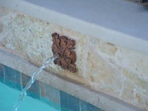 Decorative brown water sconce