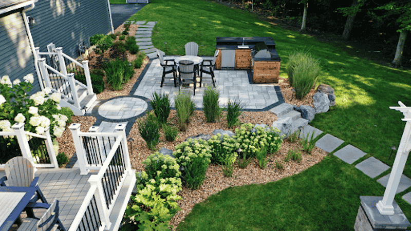 Beautiful patio for entertaining